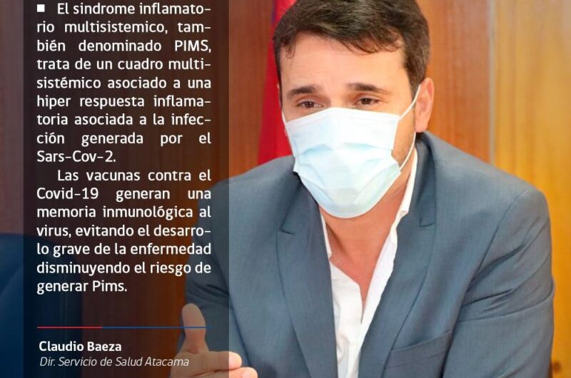 Diagnostican primer caso de PIMS asociado a Covid-19 en niños y niñas en Atacama
