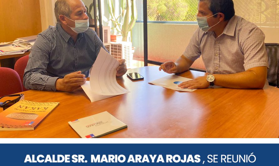 Importante reunion  seremi de desarrollo social y alcalde de diego de almagro