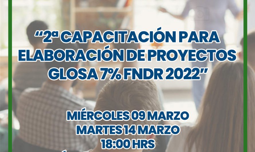 Municipiohace invitacion a capacitacion fondos FNDR