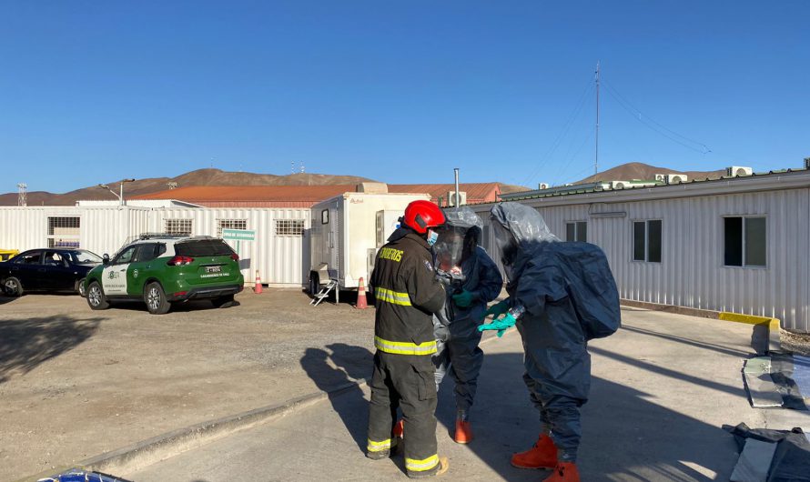 Emergencia    quimica obligo evacuar hospital en diego de almagro.