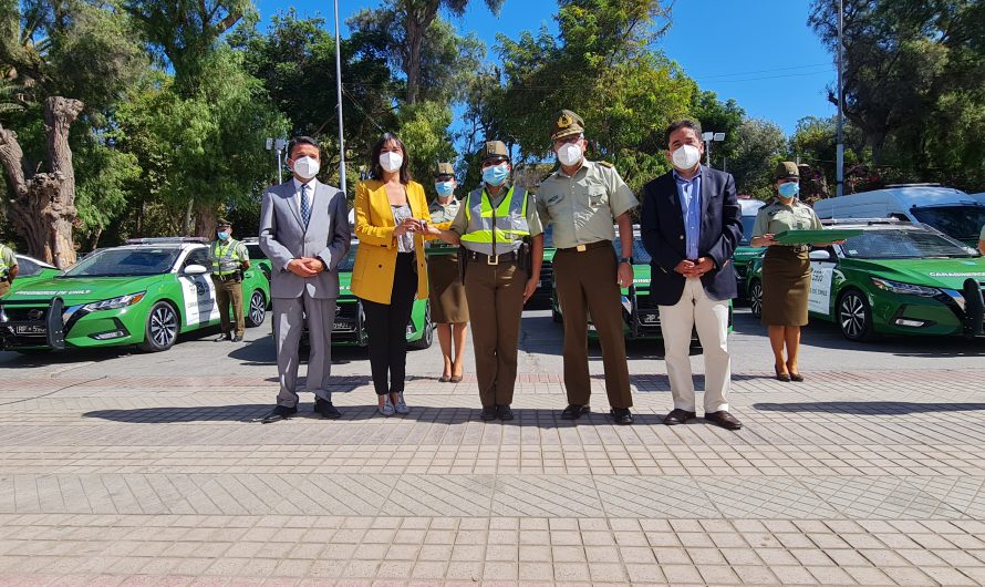 Ministra del Interior hace entrega de 40 vehículos policiales en Atacama financiados con recursos del Gobierno Regional