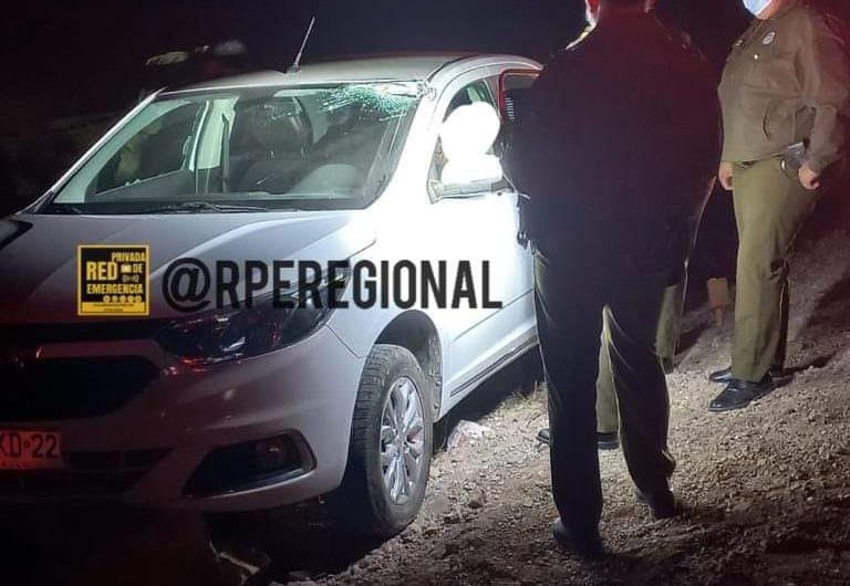 Una persona murió tras accidente en ruta que une a Copiapó con Inca de Oro