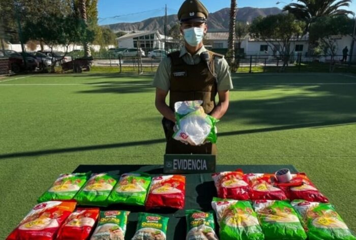 Fiscalía formalizó a imputados que transportaban droga en bolsas de avena y quinua