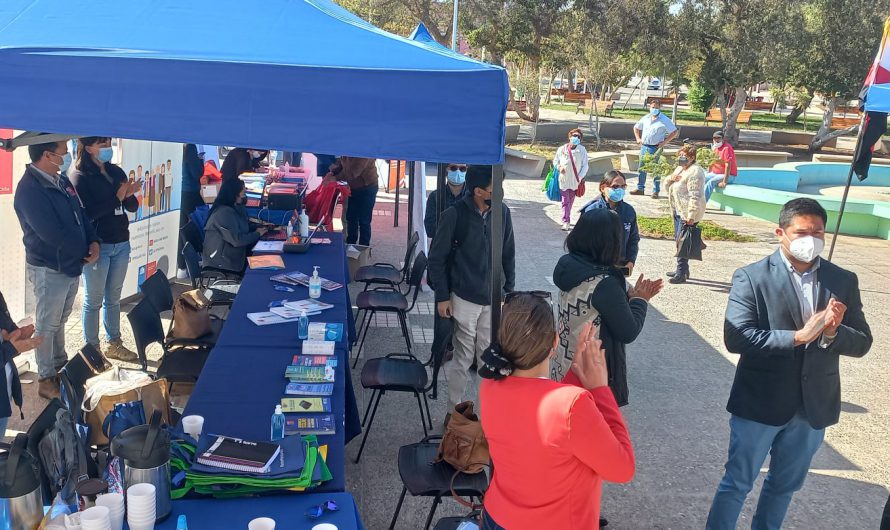 Con alta convocatoria de servicios públicos se realizó «Gobierno en Terreno» en la comuna de Diego de Almagro