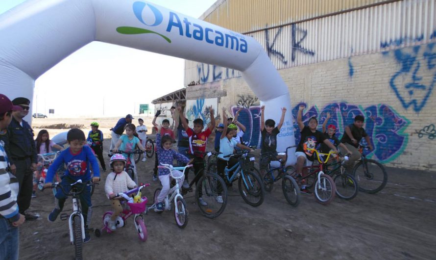 Chañaral: Realizan cicletada con el apoyo de Nueva Atacama