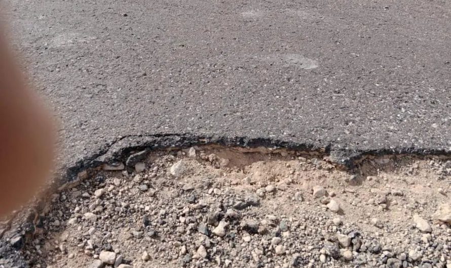 Preocupacion por nuevos baches entre inca de oro y copiapo