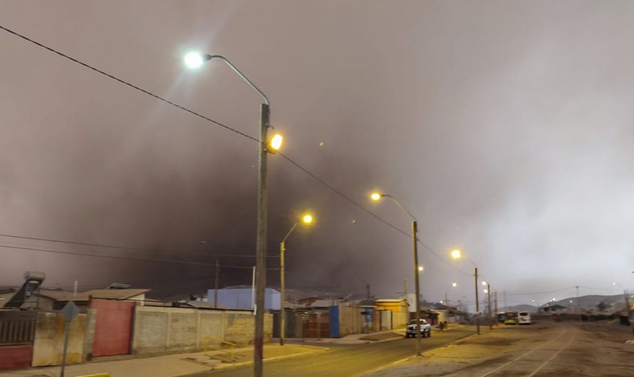 Tormenta de arena y polvo azota a Diego de Almagro