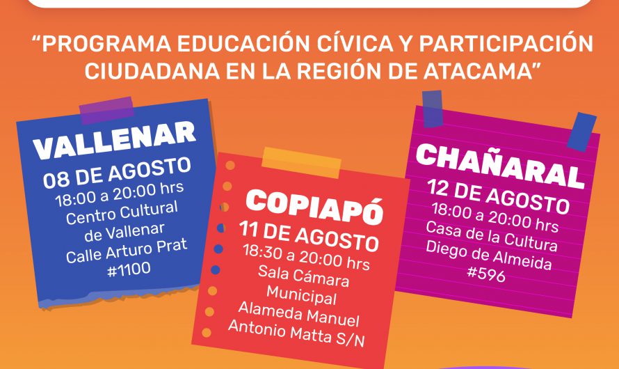 Invitan a participar en encuentros provinciales informativos sobre el proceso constituyente