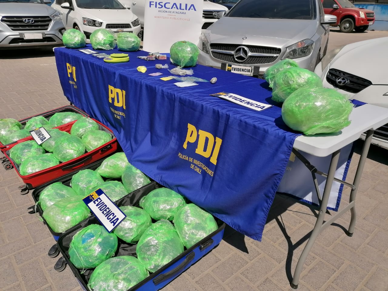 Vallenar: Fiscalía obtuvo penas de cárcel contra agrupación dedicada al tráfico de drogas