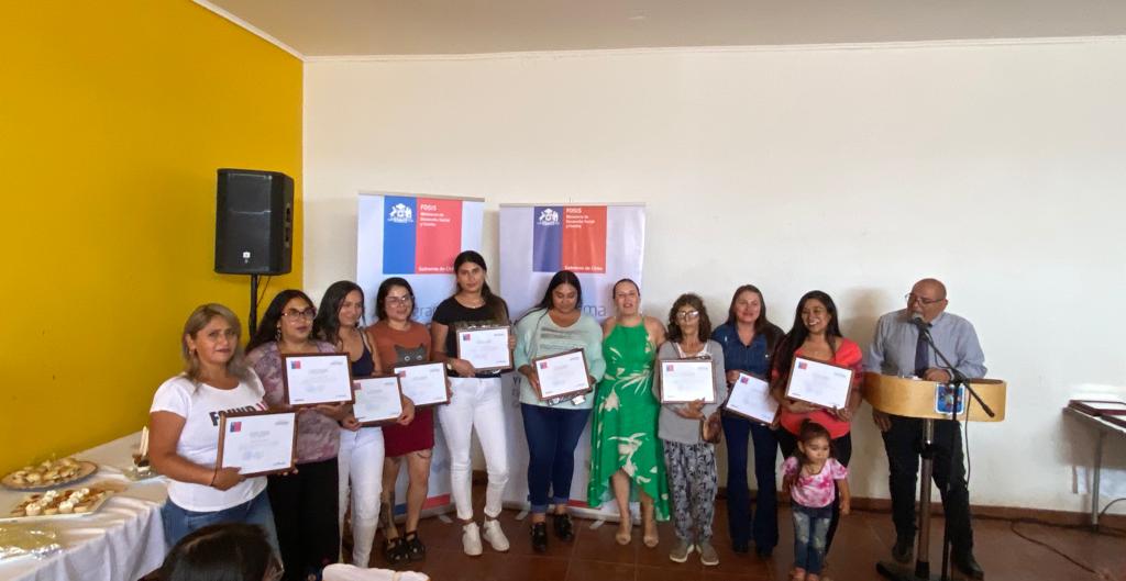168 EMPRENDEDORAS Y EMPRENDEDORES DE CALDERA, CHAÑARAL Y DIEGO DE ALMAGRO, SE CERTIFICARON EN PROGRAMAS FOSIS