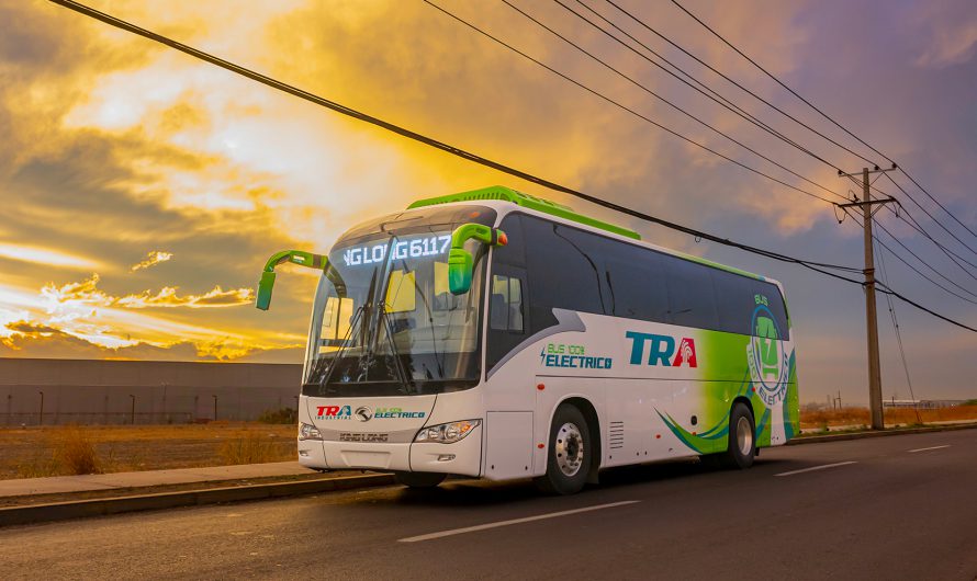 Turismo Rojas Atacama TRA adquiere su primer bus eléctrico para El Salvador