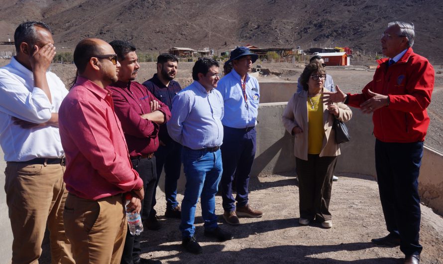 Alcaldes de Diego de Almagro y Chañaral visitan Taltal para conocer el exitoso funcionamiento de las piscinas aluvionales