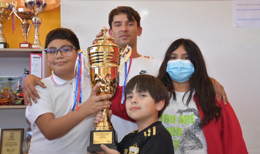 Estudiantes de Escuela Rural Pedro Luján de SLEP Atacama lograron 2° lugar en certamen provincial de básquetbol