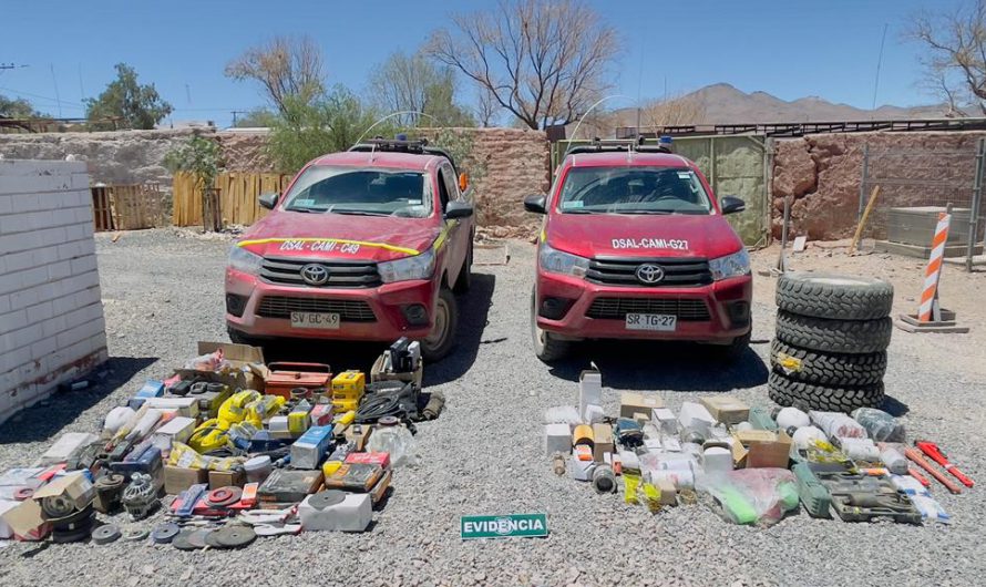 Trabajo investigativo de Carabineros permitió recuperar vehículos por delito de robo con violencia