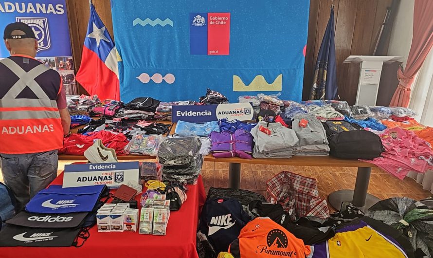 Operativos en Calama: incautan 1.300 productos falsificados y 450 cajetillas de cigarrillos ilegales