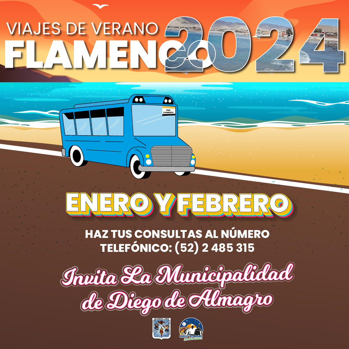 ¡VAMOS A LA PLAYA!… INVITA LA MUNICIPALIDAD DE DIEGO DE ALMAGRO