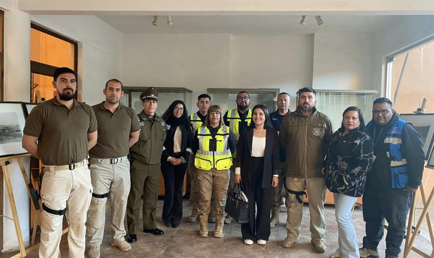 Direccion seguridad publica se capacita con carabineros en diego de almagro