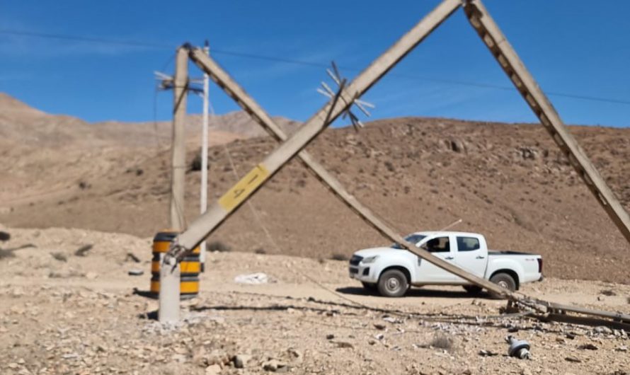 CGE Transmisión denuncia nuevo robo de más de 5 mil metros de cables de cobre en Copiapo