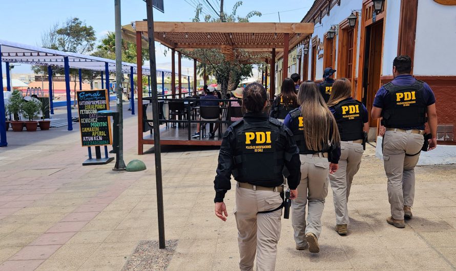 PDI ATACAMA DENUNCIÓ A 22 PERSONAS TRAS FISCALIZACIÓN EN CALDERA Y BAHÍA INGLESA