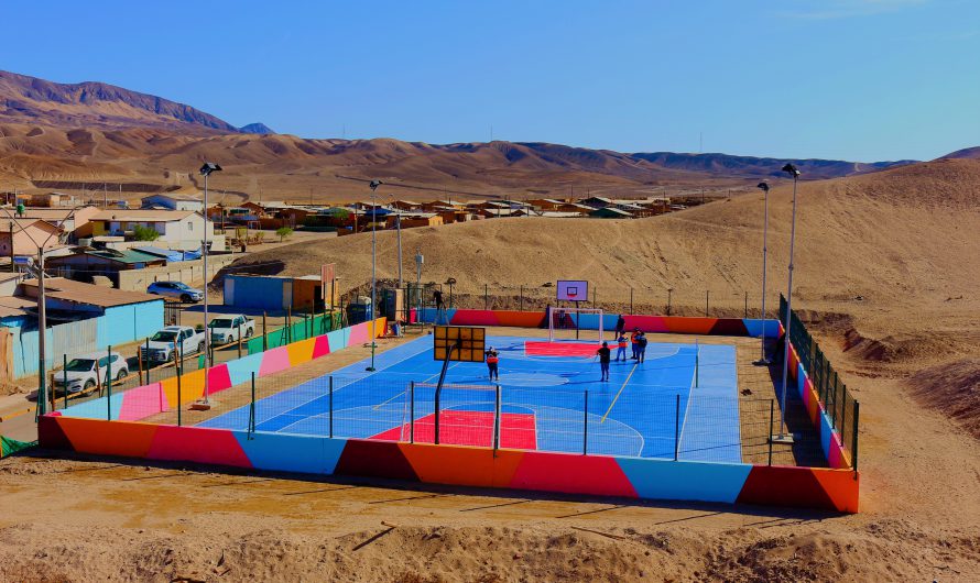 Nuevo espacio deportivo en población antena
