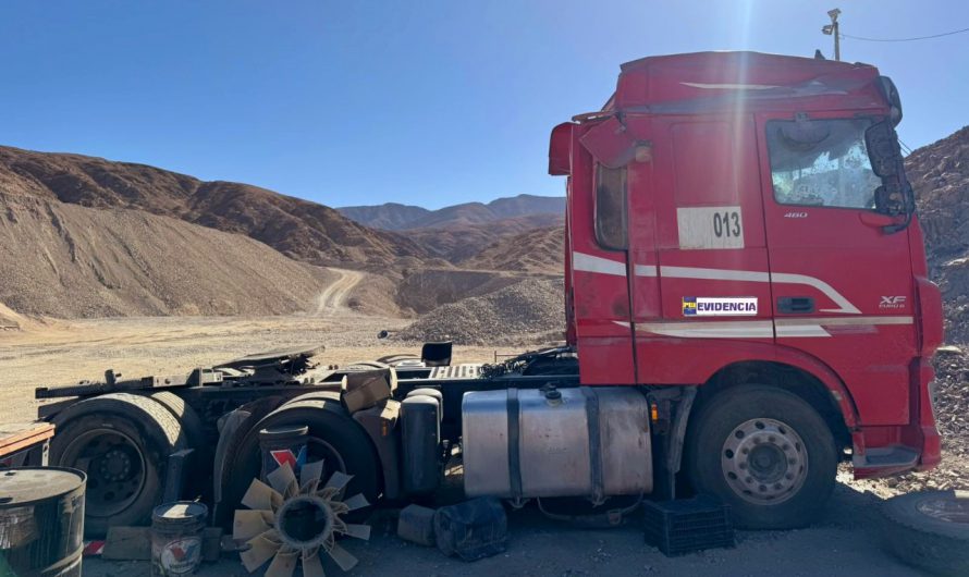 PDI ATACAMA RECUPERÓ UN TRACTO CAMIÓN AVALUADO EN 72 MILLONES DE PESOS