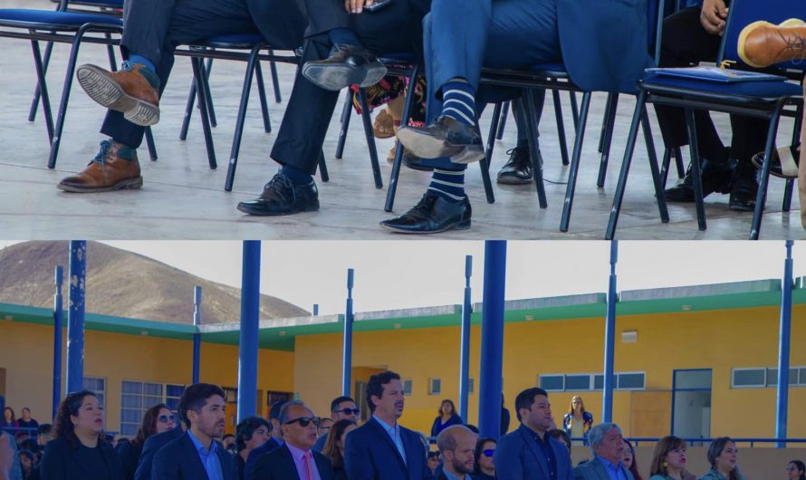 Alcalde subrogante de la comuna de Diego de Almagro, Daniel Cereceda Gil, participó en la ceremonia de inicio del año escolar en la Escuela Aliro Lamas Castillo