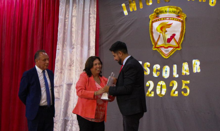 Diego de almagro  Liceo manuel magalhaes da inicio al año escolar