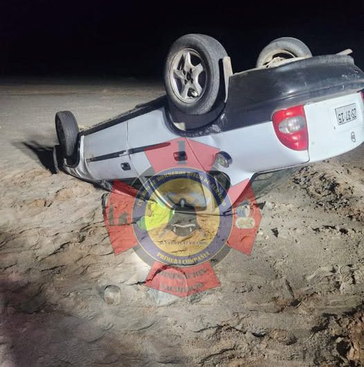 Accidente vehicular se registra en ruta alternativa a El Salvador.