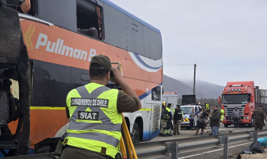 Al menos seis fallecidos y 12 heridos grave deja accidente de Cuatro buses en Coquimbo