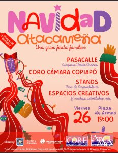 Atacama se llena de magia: Fiestas Navideñas recorrerán comunas con desfiles, villancicos y sorpresas para los niños