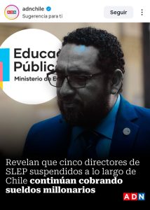 Cinco directores ejecutivos de SLEP suspendidos por faltas de gestión y probidad siguen recibiendo sueldo