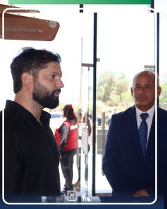 Presidente boric visita  nuevo hospital de diego de almagro