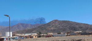 Incendio  industrial afecto a faena minera Mantos Verdes