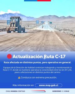 𝐀𝐜𝐭𝐮𝐚𝐥𝐢𝐳𝐚𝐜𝐢𝐨́𝐧 𝐑𝐮𝐭𝐚 𝐂-𝟏𝟕