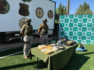 CHAÑARAL :  Carabineros del O.S.7 Atacama logró la incautación de  151 kilos de droga tras un control selectivo en la Ruta 5 Norte, a la altura de Chañaral