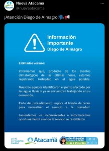 ATENCION A COMUNICADO NUEVA ATACAMA