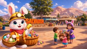 Conejo de Pascua Minero llevará alegría a los pequeños de El Salvador este próximo domingo