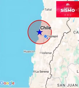 DOS SISMOS EN ATACAMA: MOVIMIENTOS DESPIERTAN A LA POBLACIÓN DURANTE LA MADRUGADA