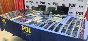 PDI ATACAMA INCAUTÓ 150 DISPOSITIVOS ELECTRÓNICOS TRAS OPERATIVO POR DIFUSIÓN DE REGISTROS DE CONTENIDO SEXUAL