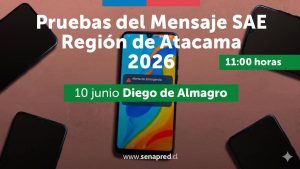 Prueba del Sistema de Alerta de Emergencia (SAE) para la comuna de Diego de Almagro.