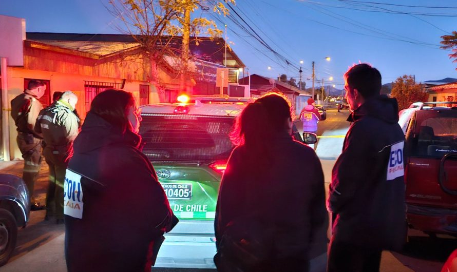 Vallenar: Fiscalía y PDI ejecutan diligencias investigativas por homicidio ocurrido con arma blanca