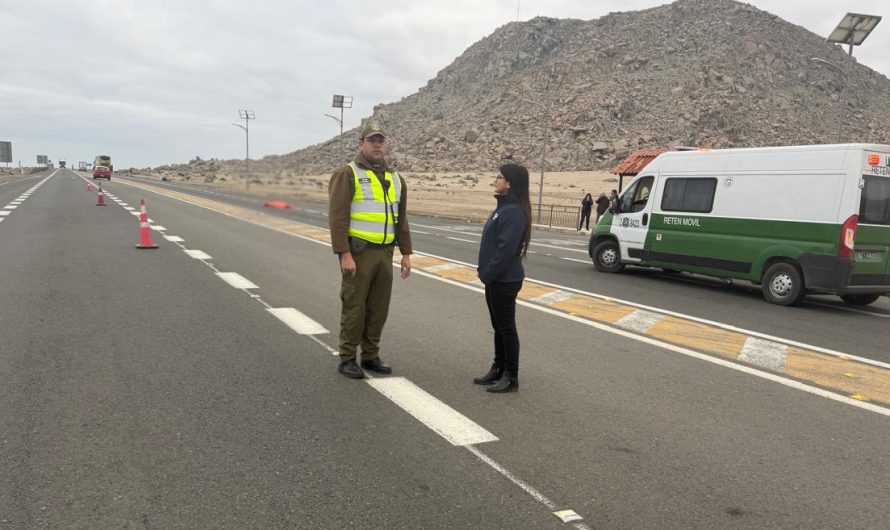Chañaral: Fiscalía ordena diligencias investigativas por fatal atropello en la ruta 5 norte