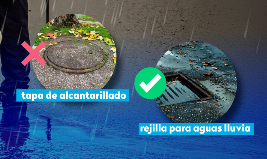 Frente anuncio de lluvias: Reiteran la importancia de no abrir tapas de alcantarillado