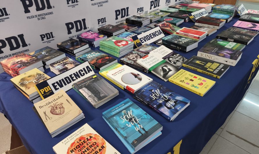 PDI ATACAMA INCAUTÓ MÁS DE 100 LIBROS FALSIFICADOS EN COPIAPÓ