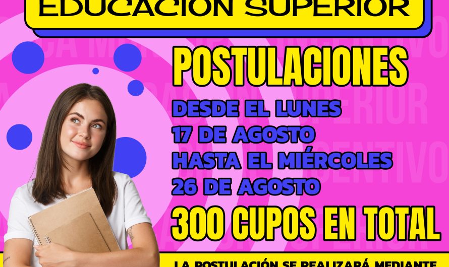 Municipio de Diego de Almagro invita a postular a Beca Incentivo a la Educación Superior