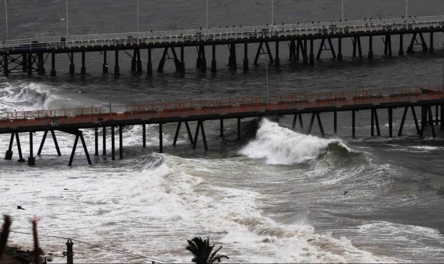 Armada advierte temporal marítimo por sistema frontal entre Caldera y Constitución