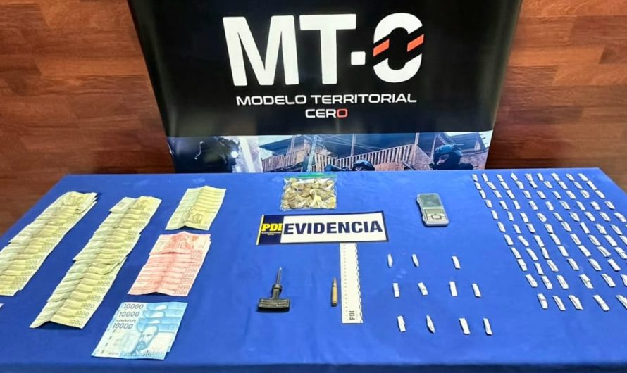 Chañaral: Fiscalía y PDI desarrollaron procedimiento por punto de venta de droga