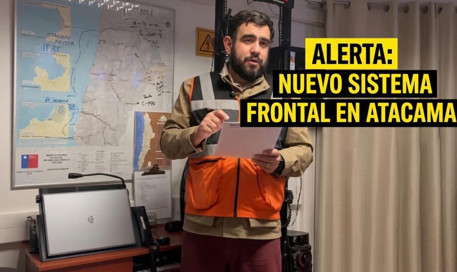 Senapred: Roberto Muñoz confirma nuevas precipitaciones por baja segregada y fuertes vientos en Atacama