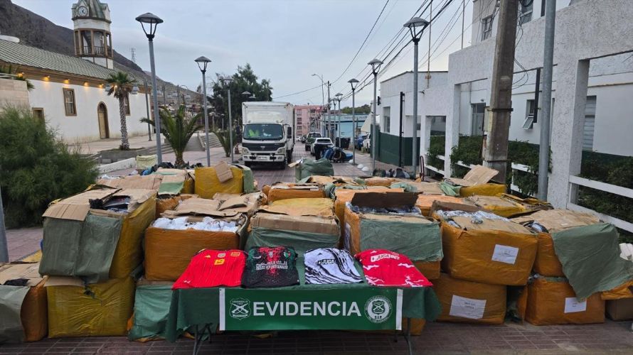 Incautan mercancías por más de mil millones de pesos en Chañaral